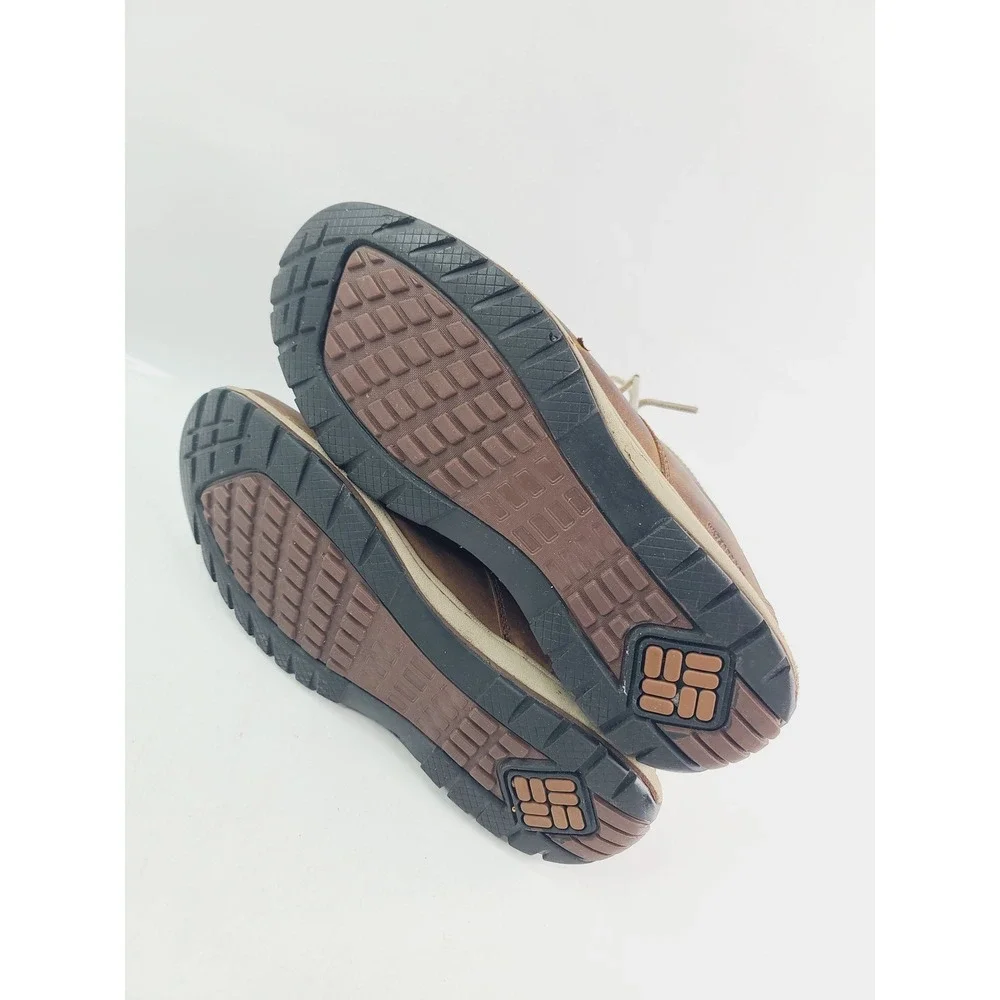 Columbia Leather Casual, Hiking Boots Men Size 9 Brown Color